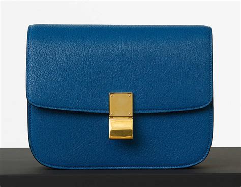 celine box pale blue|Celine box bag review.